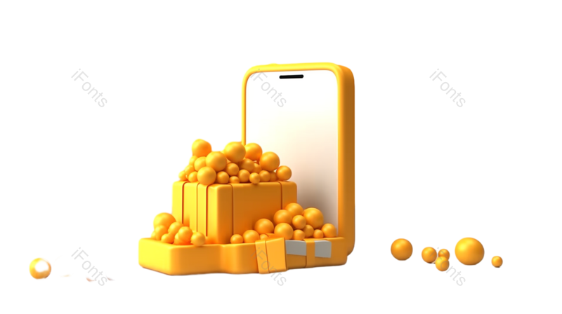 商品图片,现代元素,插画PNG,电话免抠素材